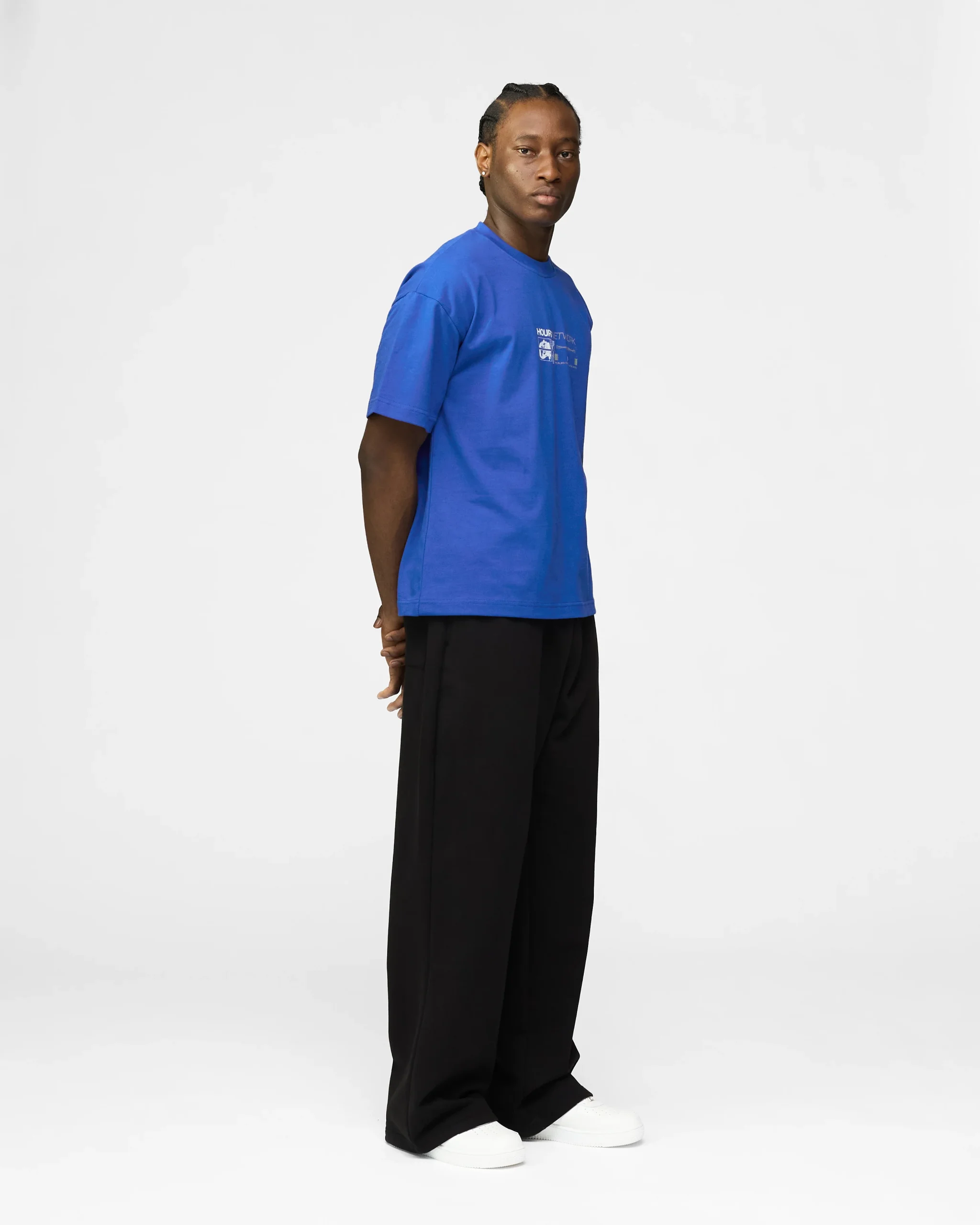 Hours Network T-Shirt - Royal Blue