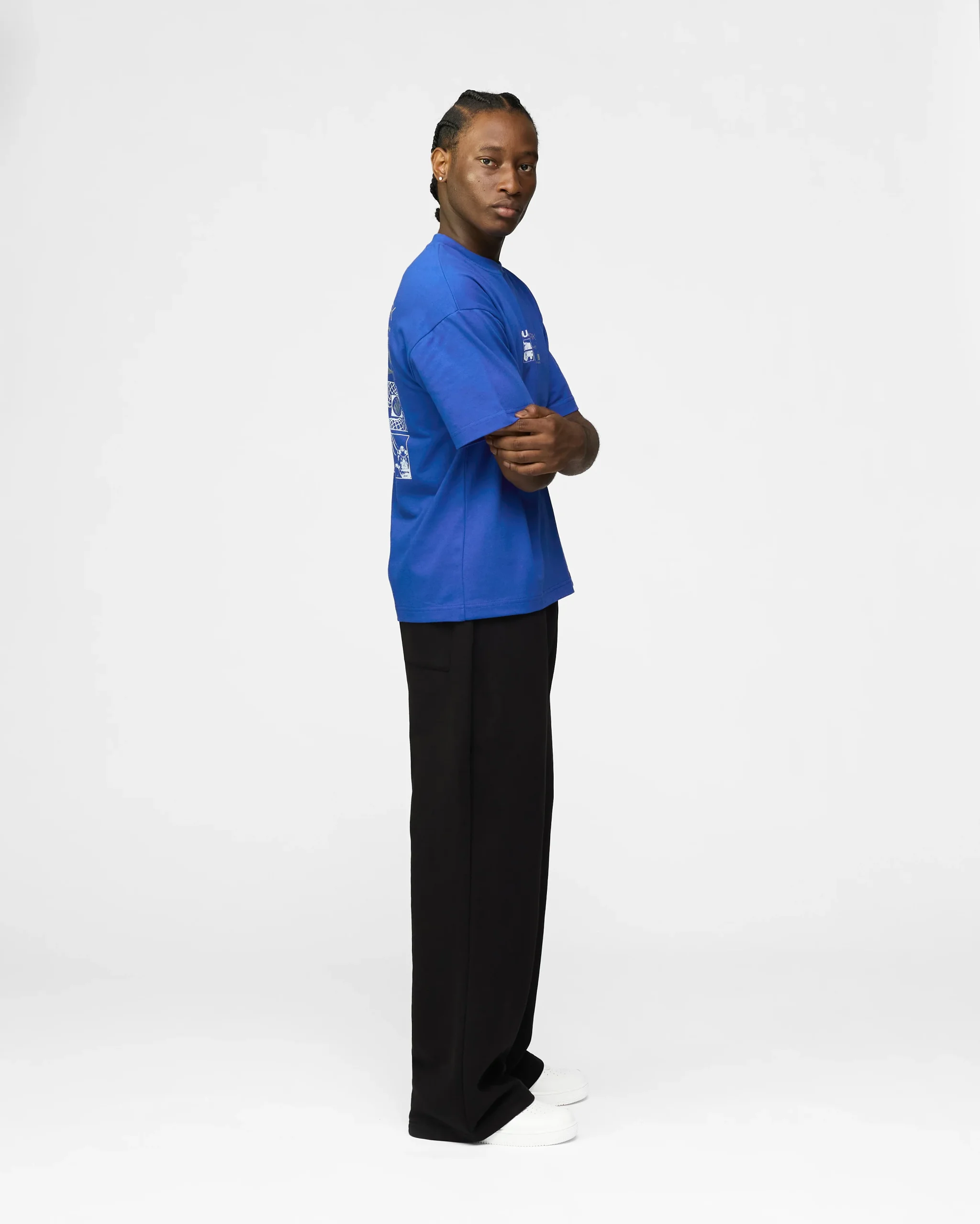 Hours Network T-Shirt - Royal Blue