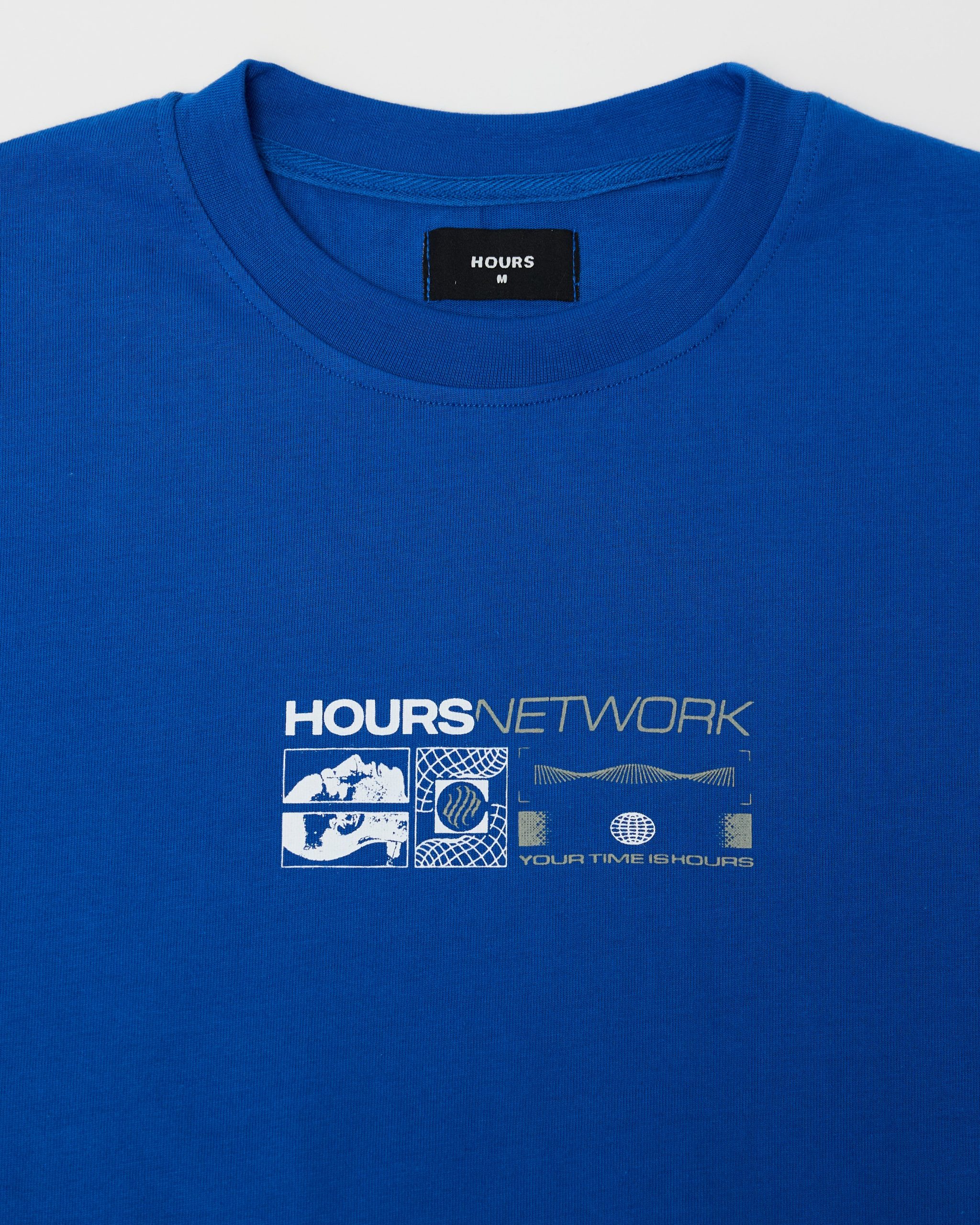 Hours Network T-Shirt - Royal Blue
