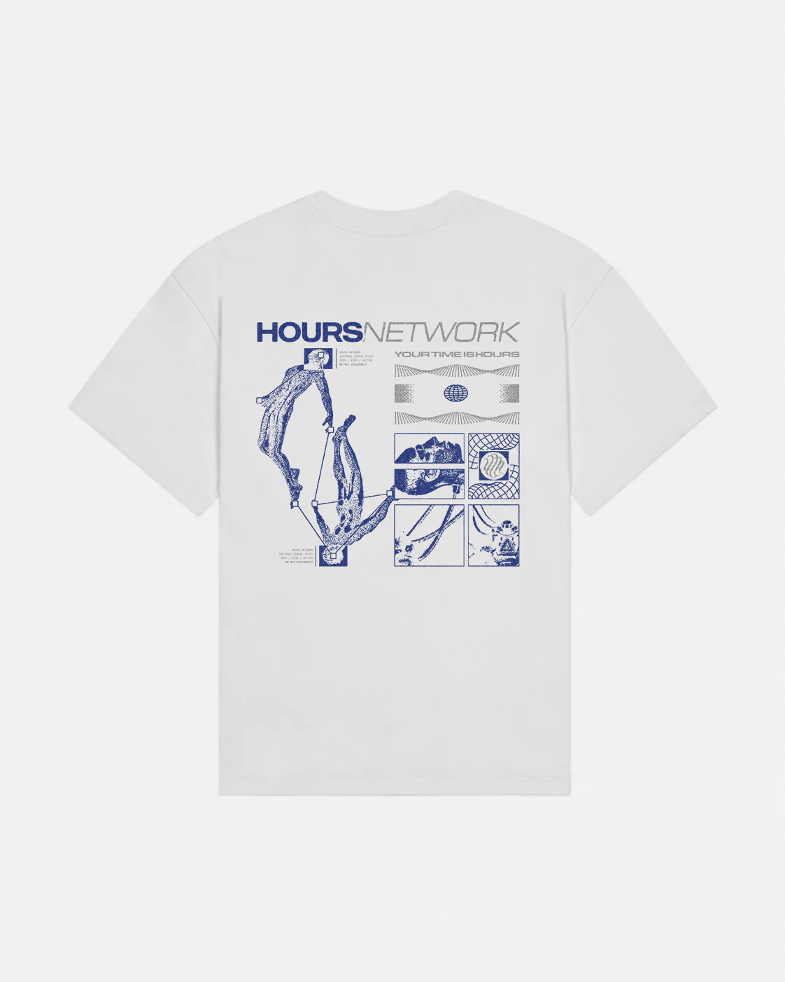 324-hours-network-t-shirt-white-1.webp Hours Network T-Shirt - White