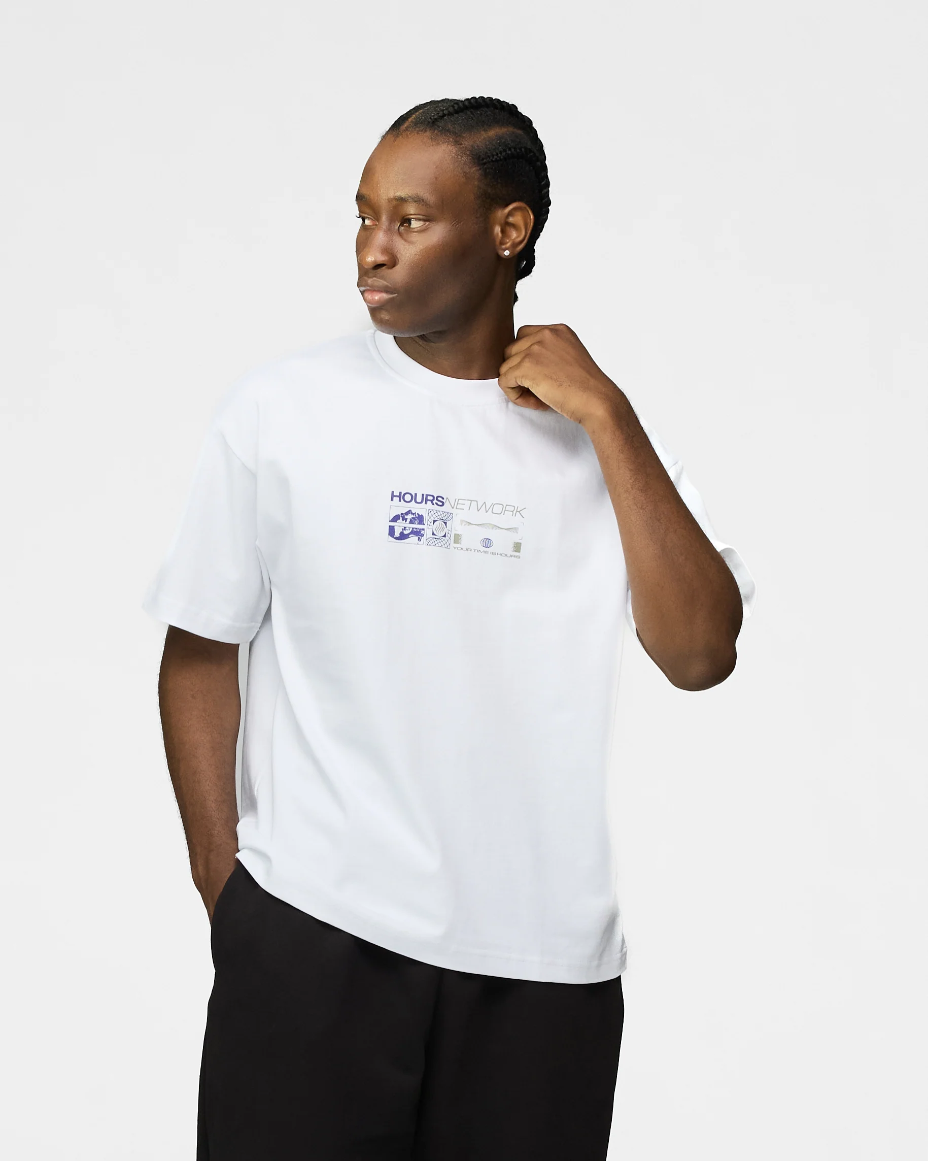 Hours Network T-Shirt - White