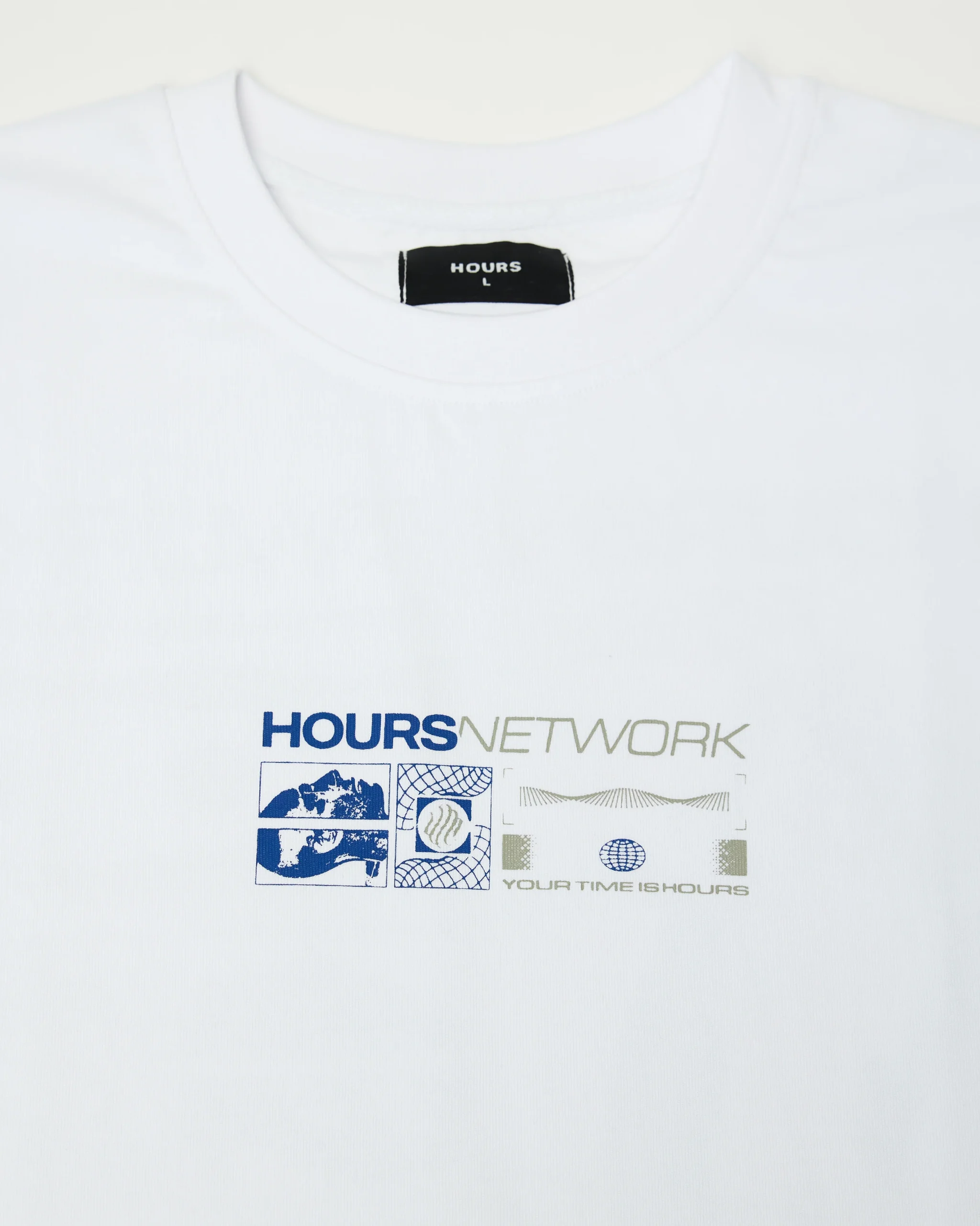 Hours Network T-Shirt - White