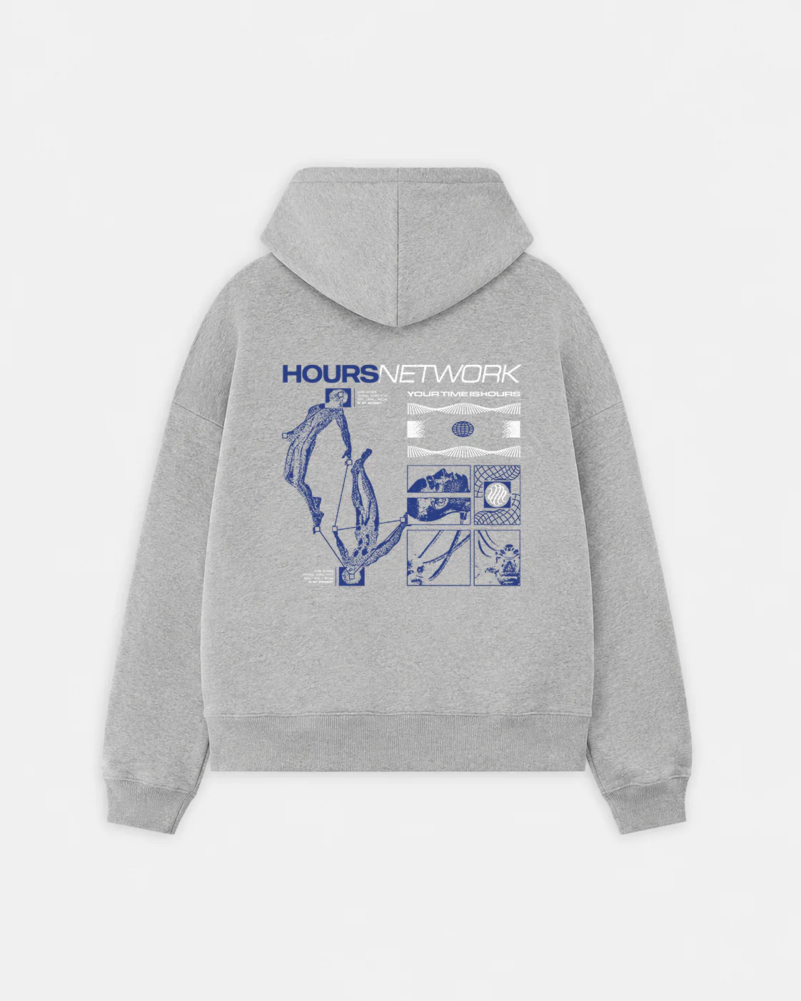 330-hours-network-zip-hoodie-grey-1.webp Hours Network Zip Hoodie - Grey