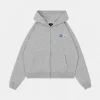 Hours Network Zip Hoodie - Grey