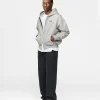 Hours Network Zip Hoodie - Grey