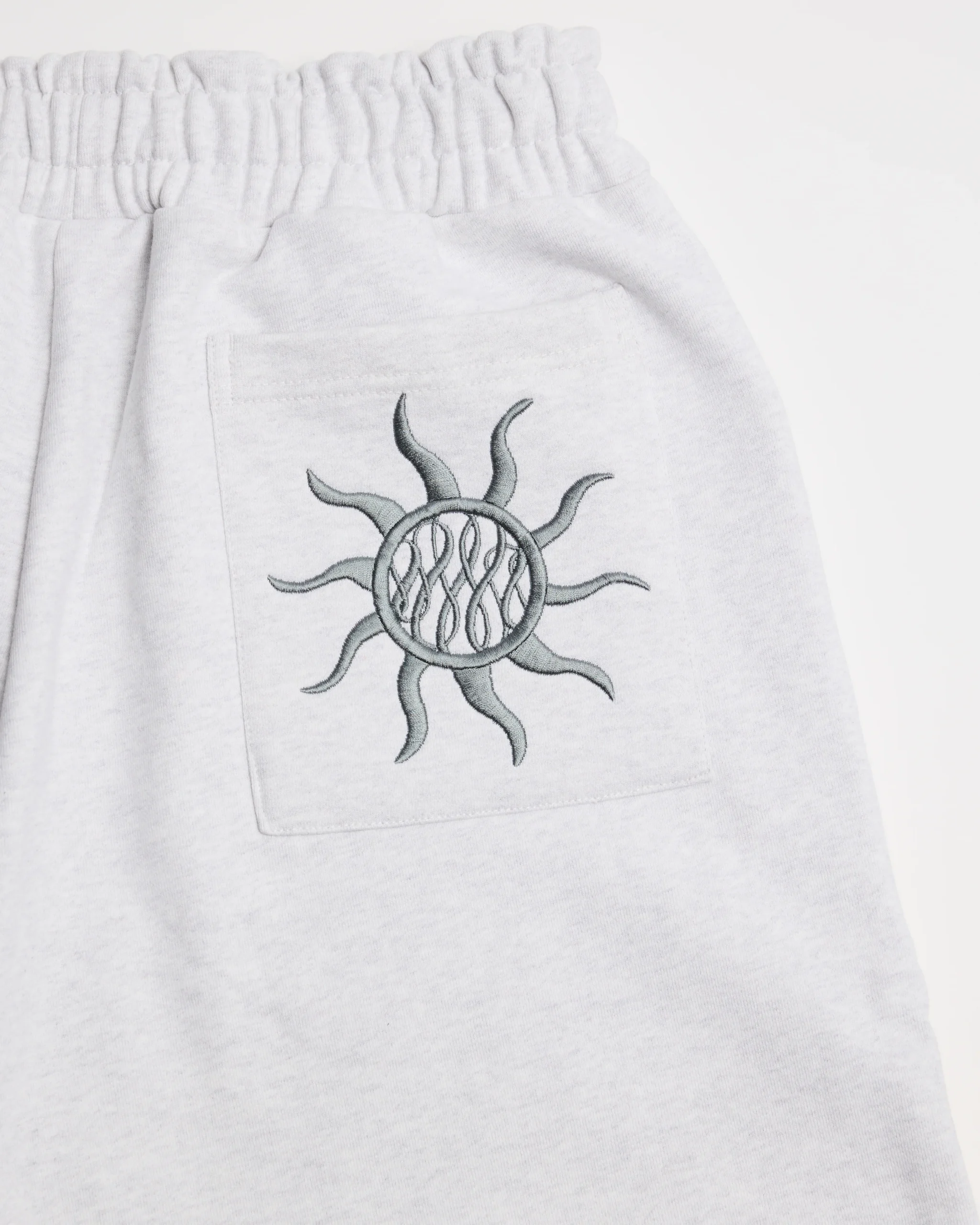 Infinity Sun Baggy Sweatshorts - Ash