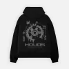 Machine Zip Hoodie - Black