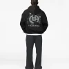 Machine Zip Hoodie - Black