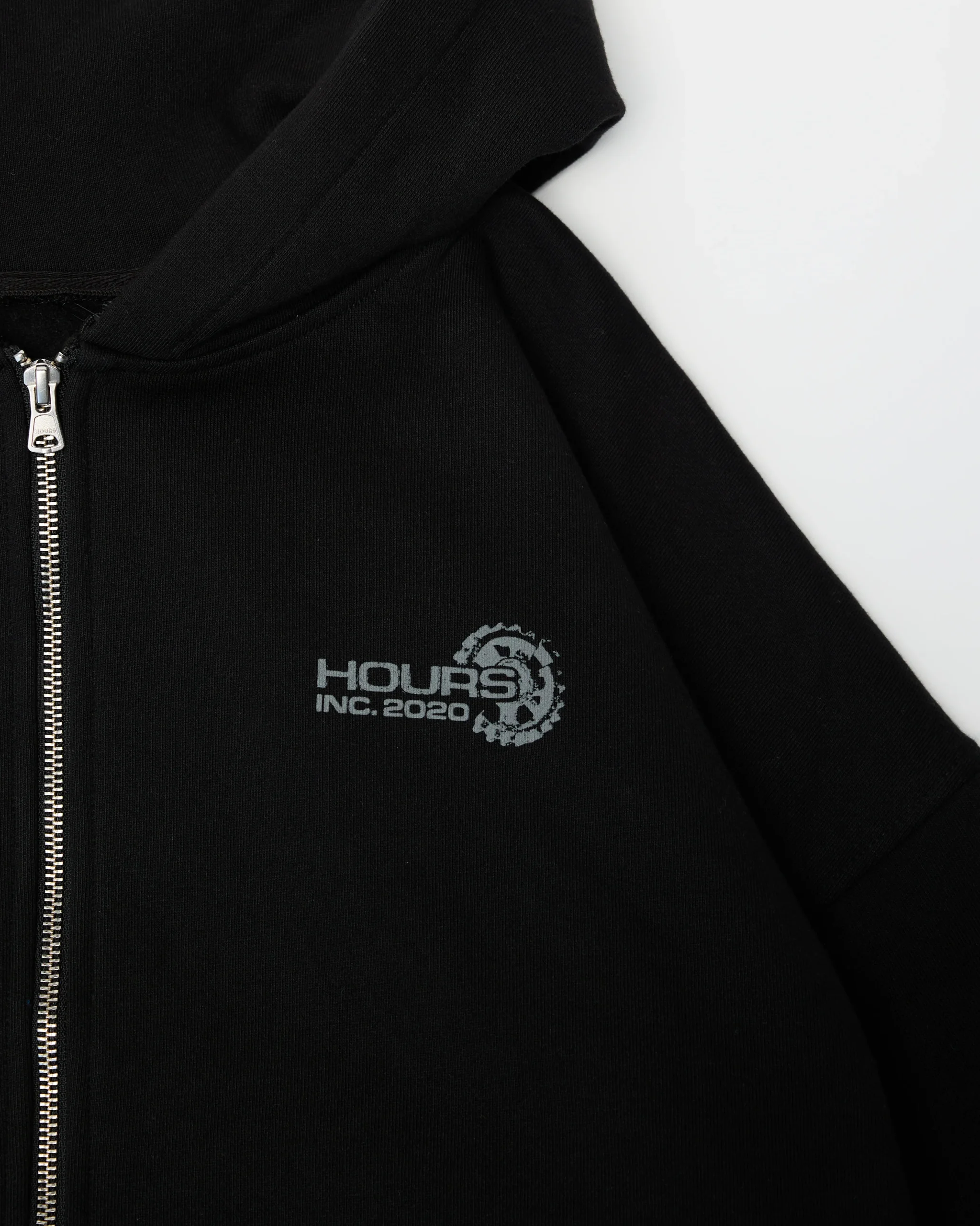 Machine Zip Hoodie - Black