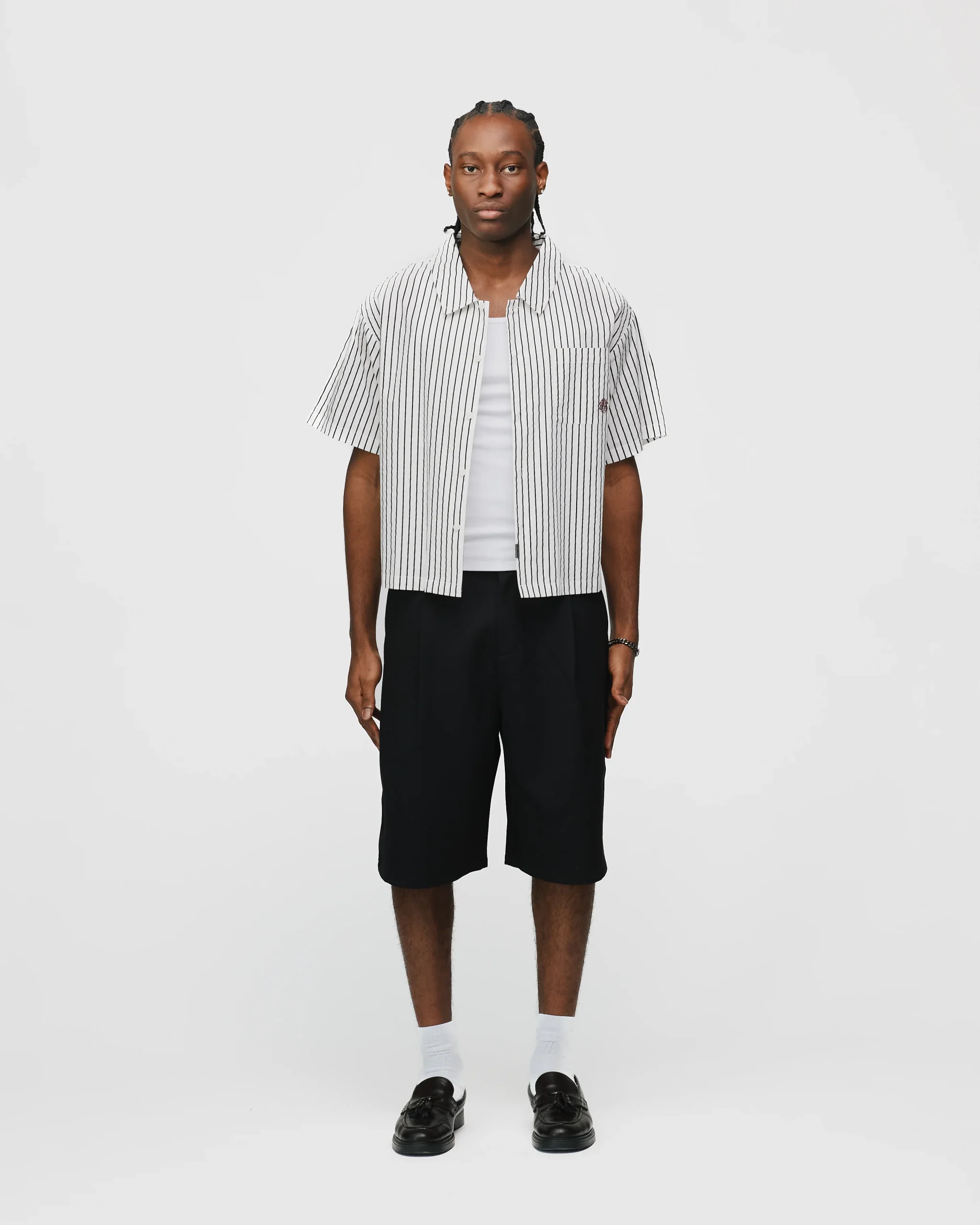 Pleated Shorts - Black