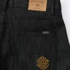 Raw Denim Shorts - Black