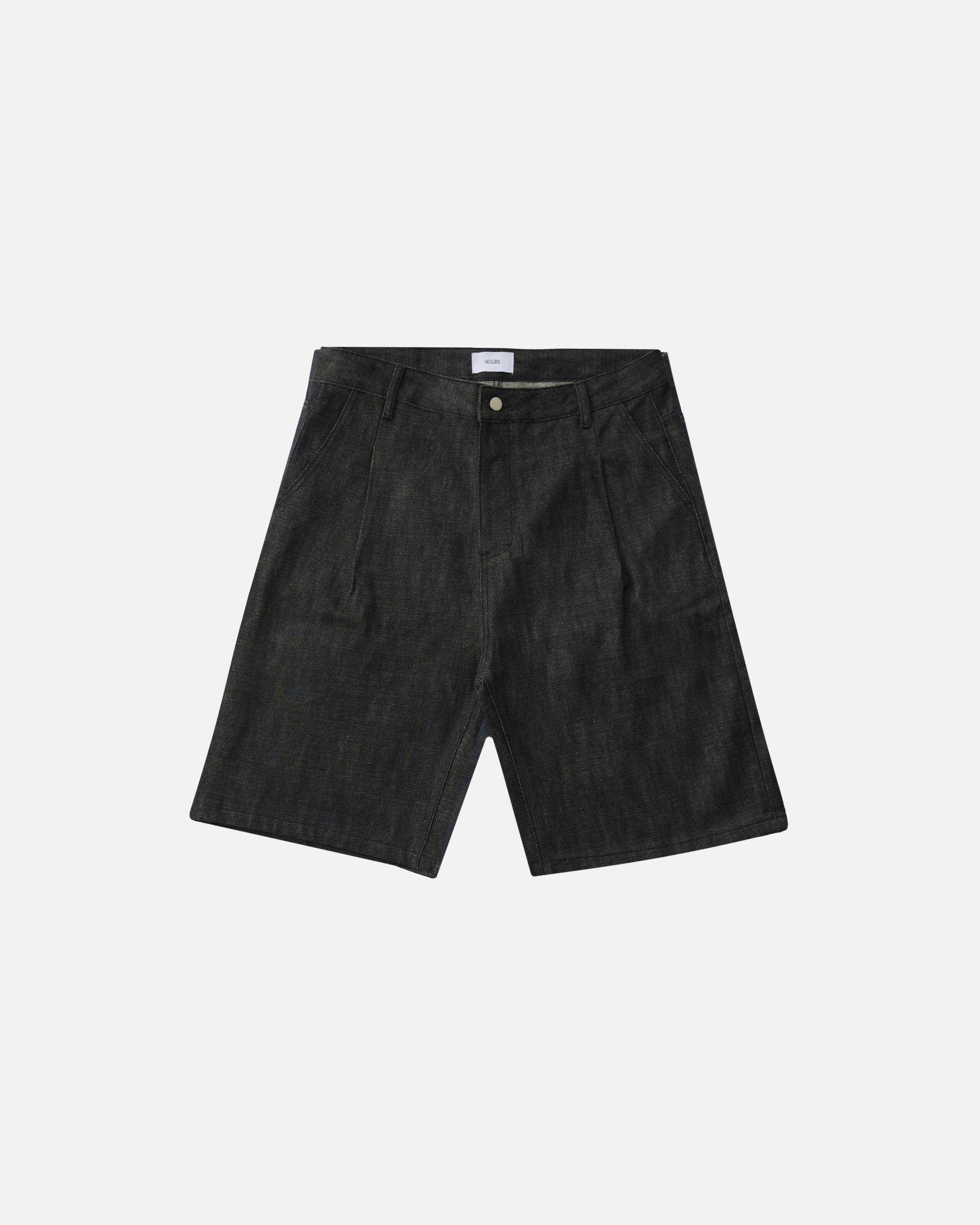 386-dir-69691c7bdcc3-m-variation-1.jpg Raw Denim Shorts - Black