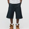 Raw Denim Shorts - Indigo