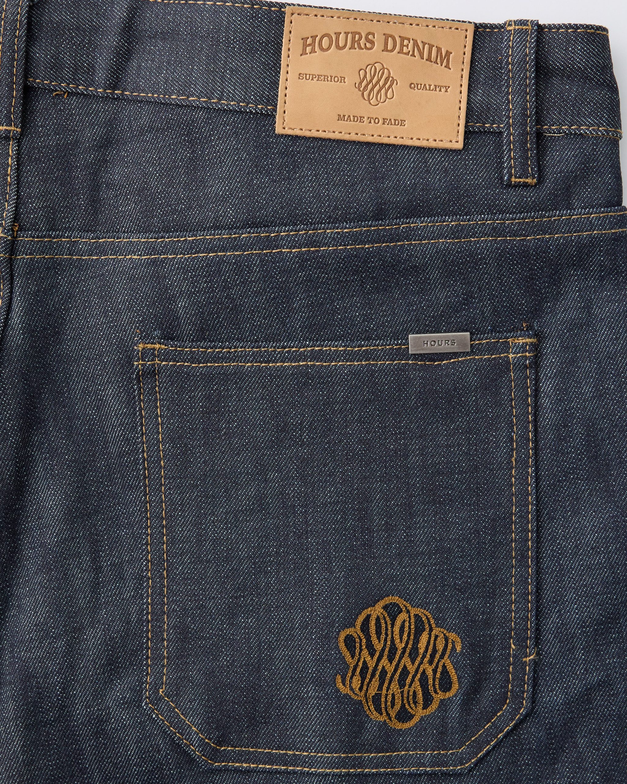 Raw Denim Shorts - Indigo