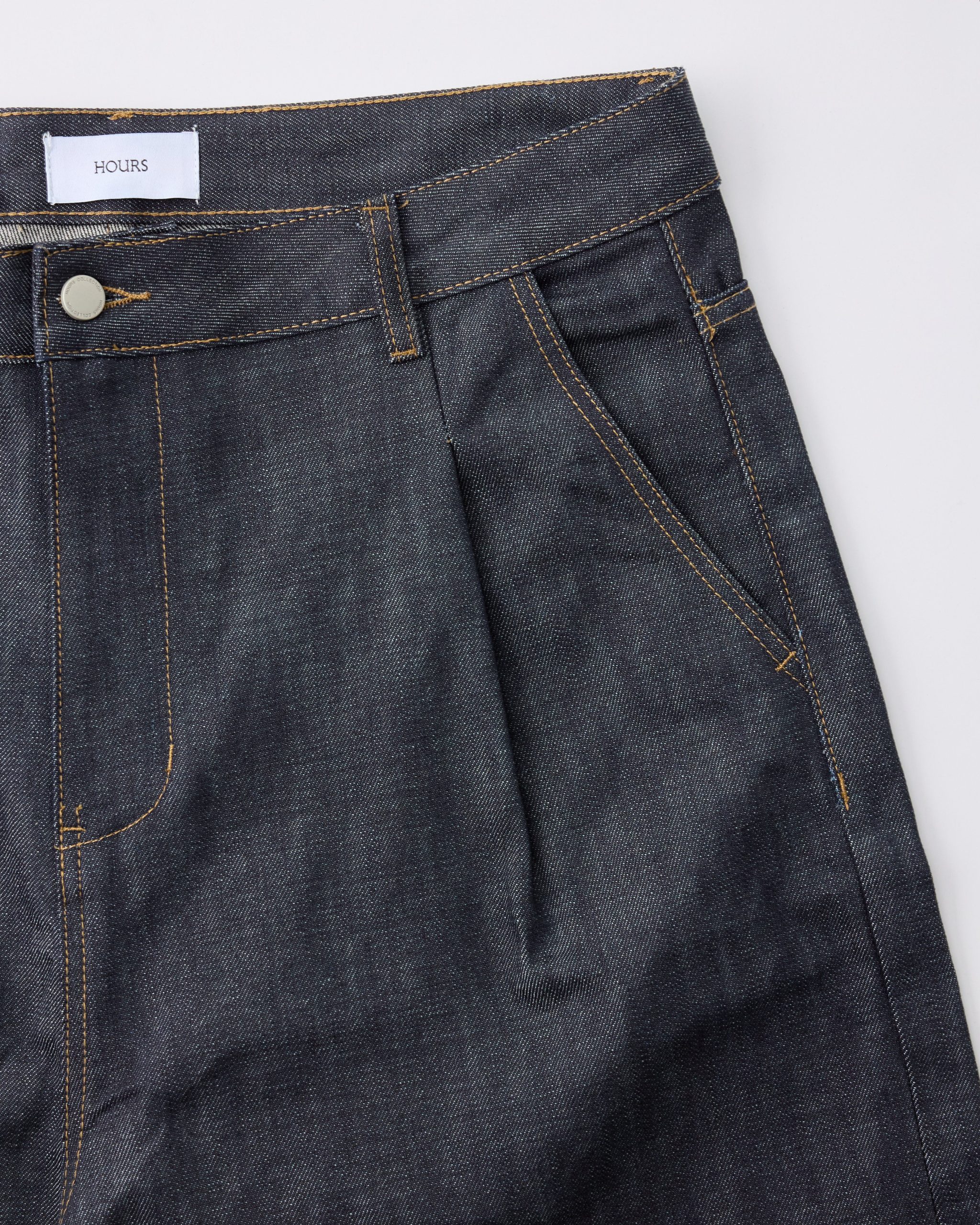 Raw Denim Shorts - Indigo