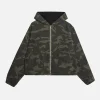 Reversible Hooded Jacket - Camo