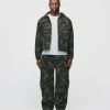 Reversible Hooded Jacket - Camo