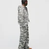 Reversible Hooded Jacket - White Camo