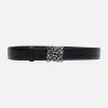 Signature Belt - Crocodile Black