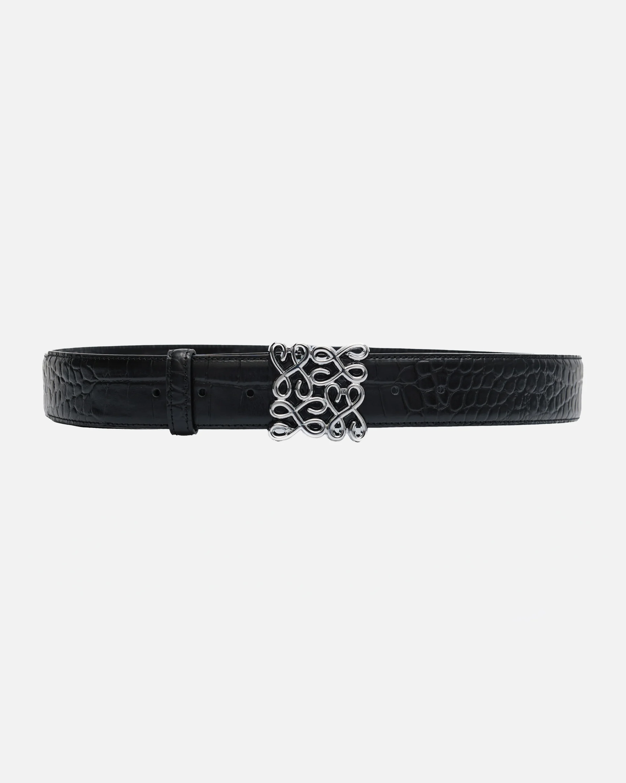 421-signature-belt-crocodile-black-1.webp Signature Belt - Crocodile Black