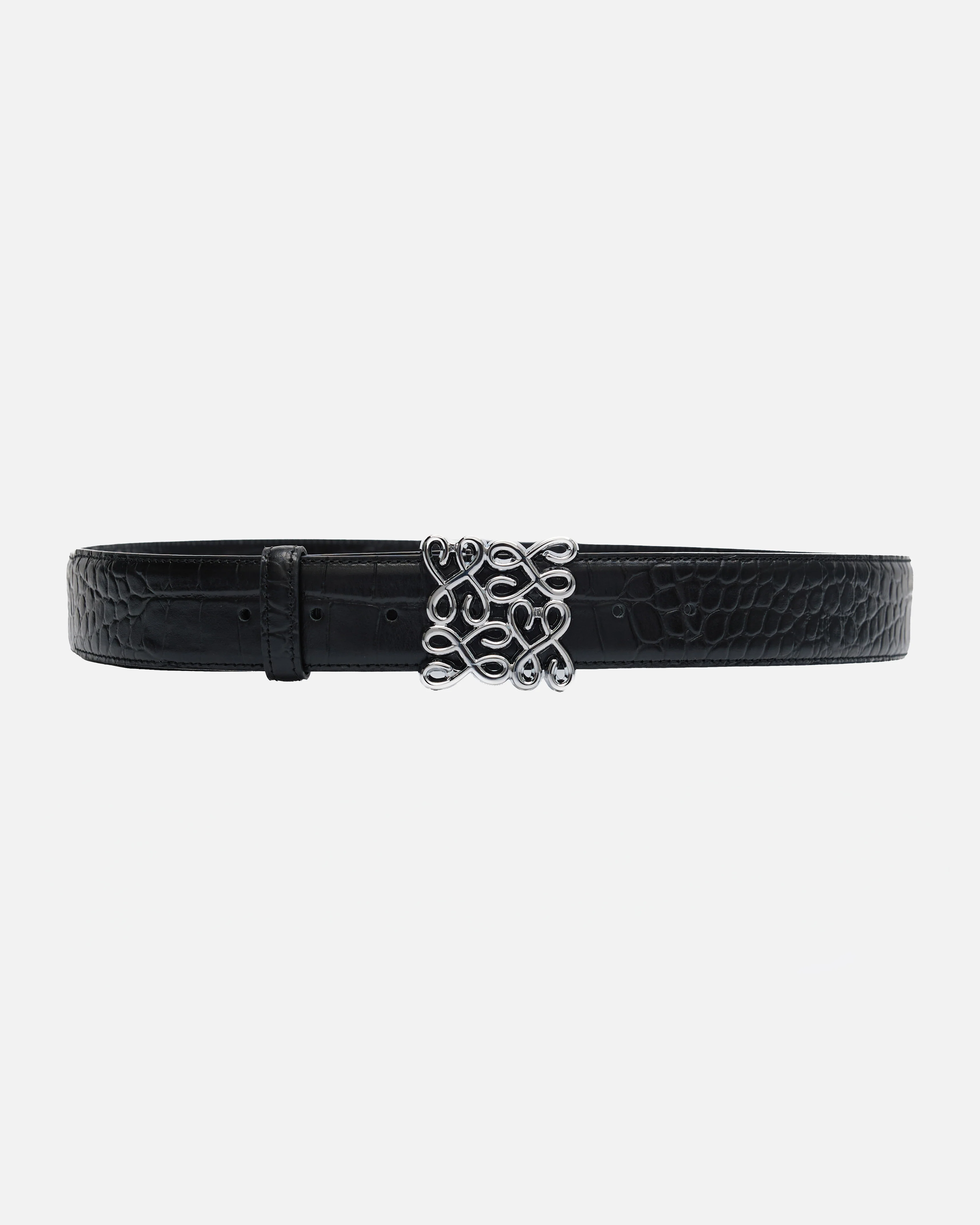 421-signature-belt-crocodile-black-1.webp Signature Belt - Crocodile Black