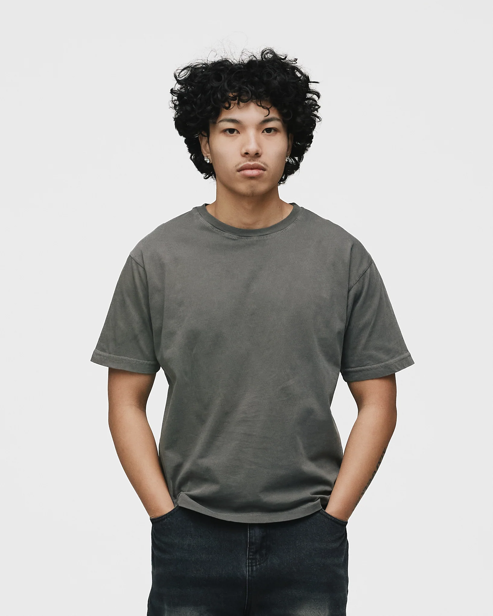 Baby T-Shirt - Washed Grey
