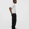 Slim Denim Pants - Washed Black