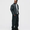 Baggy Denim Pants - Washed Black