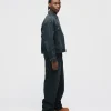 Baggy Denim Pants - Washed Black