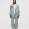 Baggy Denim Pants - Washed Blue