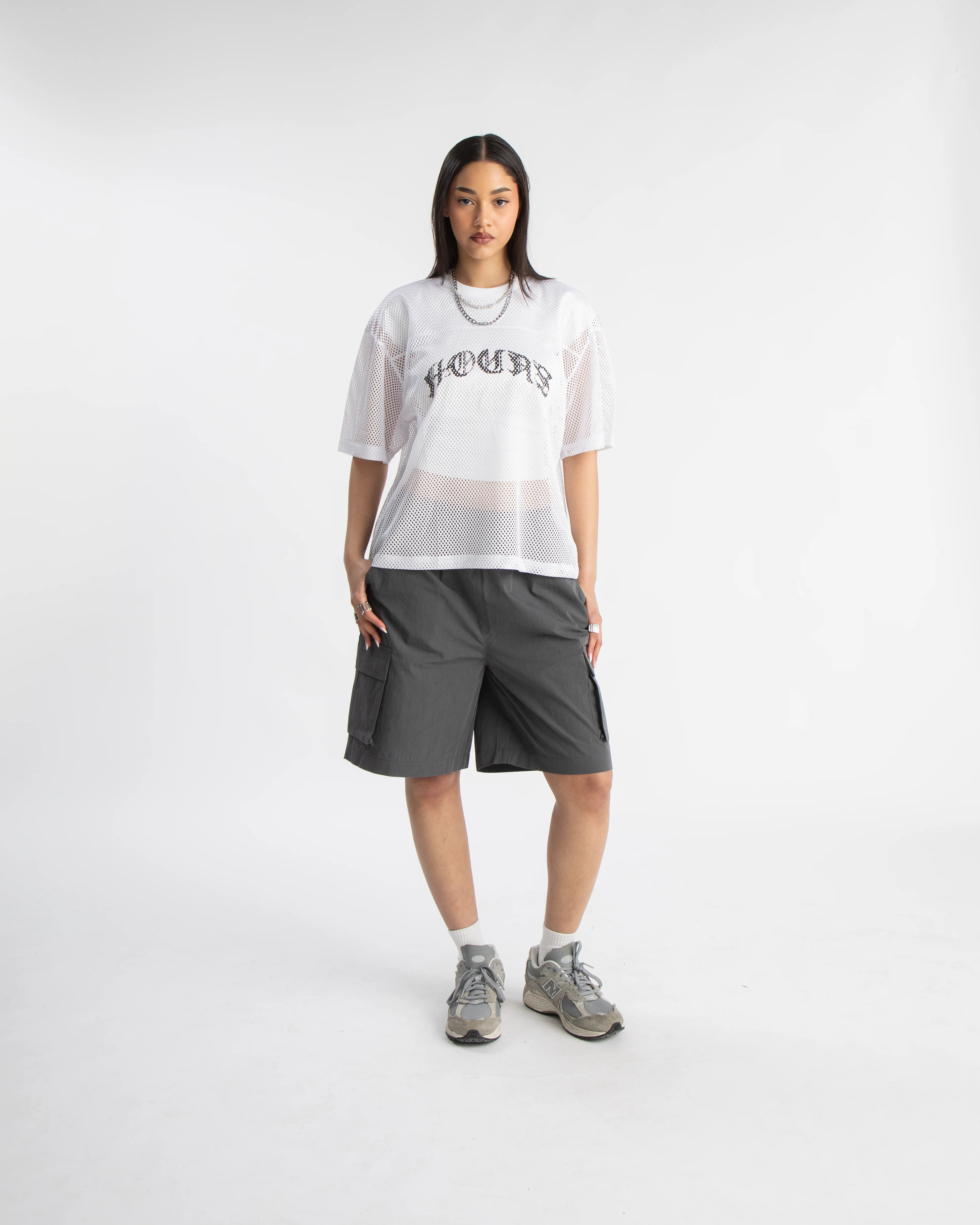 527-baggy-nylon-shorts-charcoal-3.webp Baggy Nylon Shorts - Charcoal