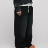 Baggy Sweatpants - Sunfaded Black