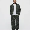 Baggy Cargo Pants - Camo