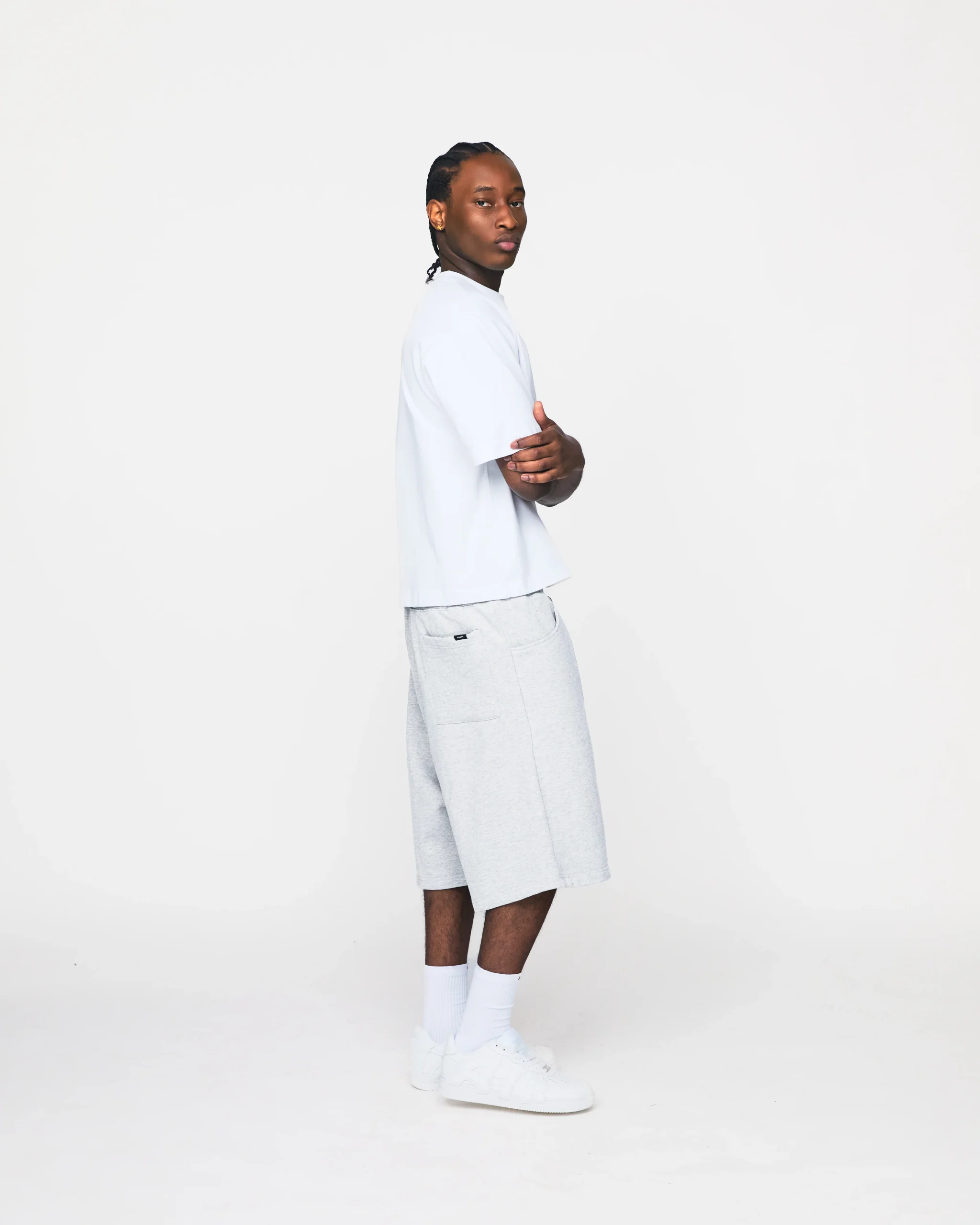 Baggy Sweatshorts - Ash