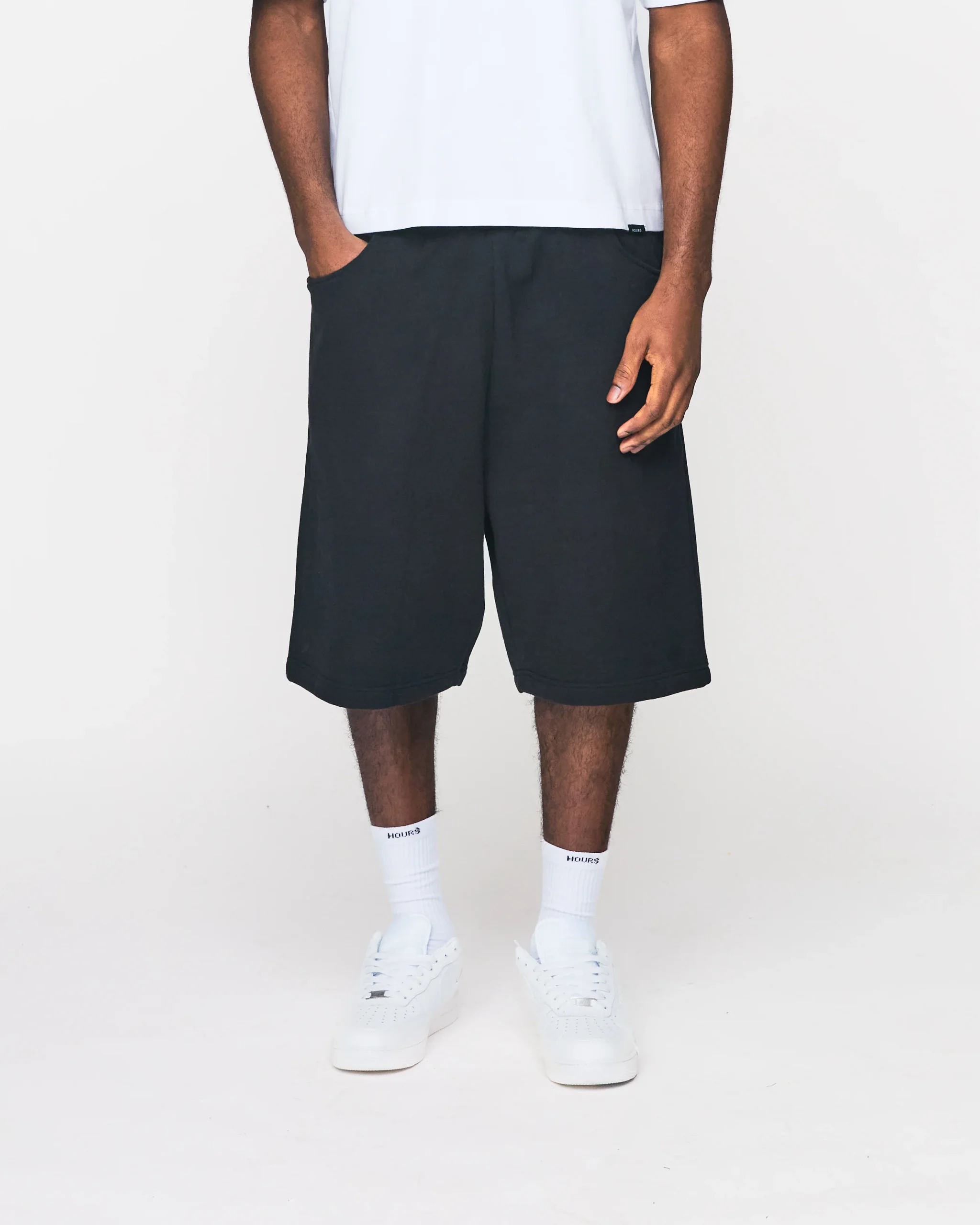 Baggy Sweatshorts - Black