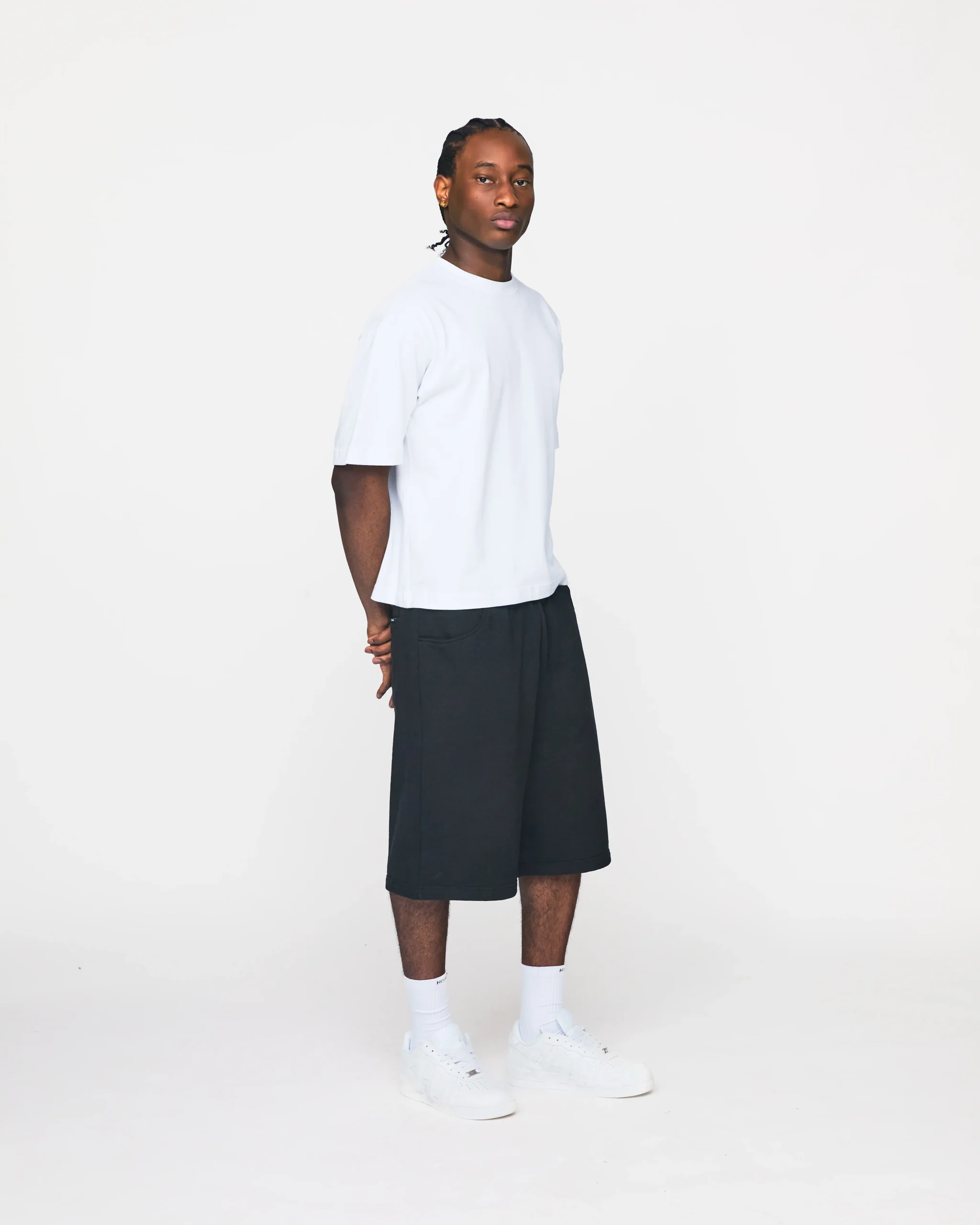 Baggy Sweatshorts - Black
