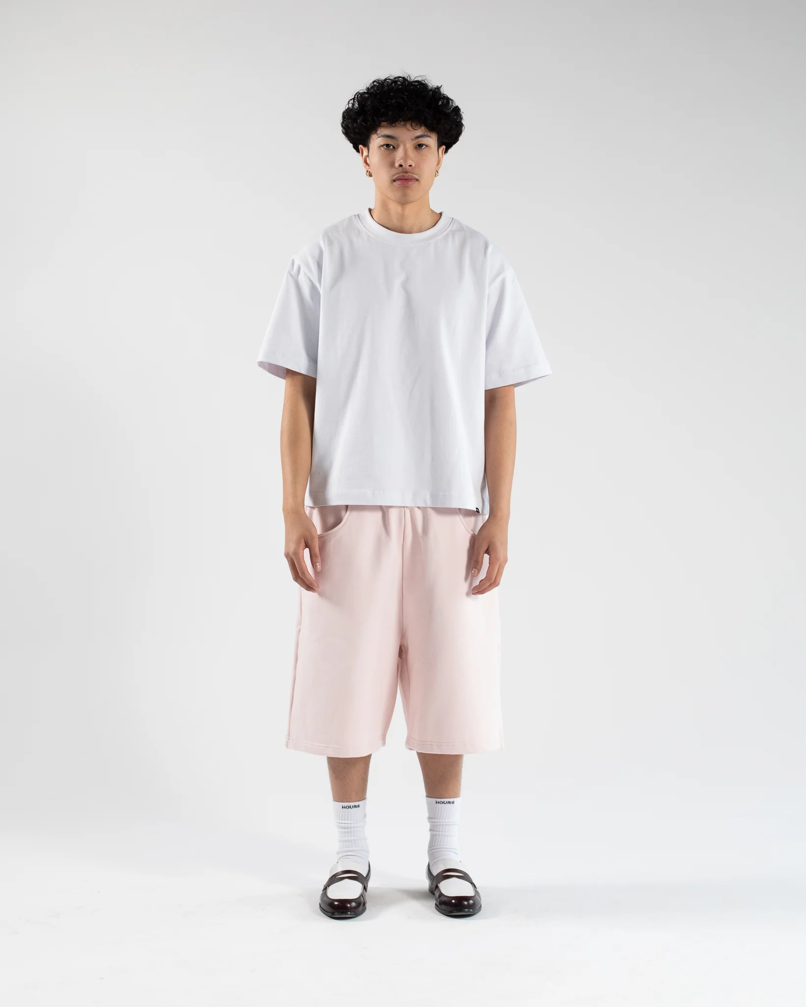Baggy Sweatshorts - Blush