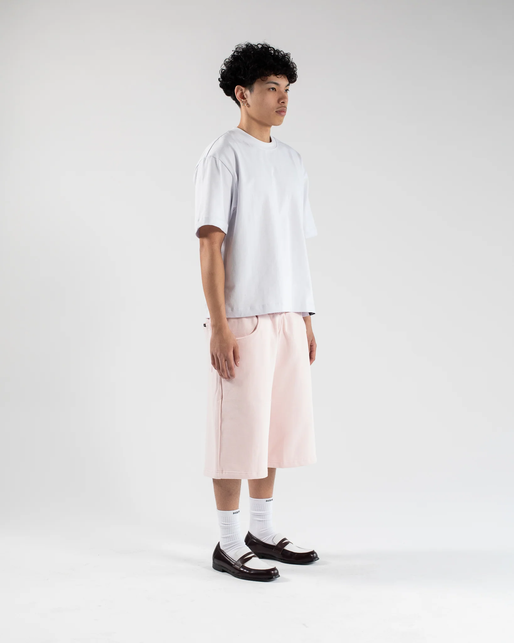 Baggy Sweatshorts - Blush