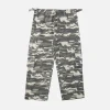 Baggy Cargo Pants - White Camo