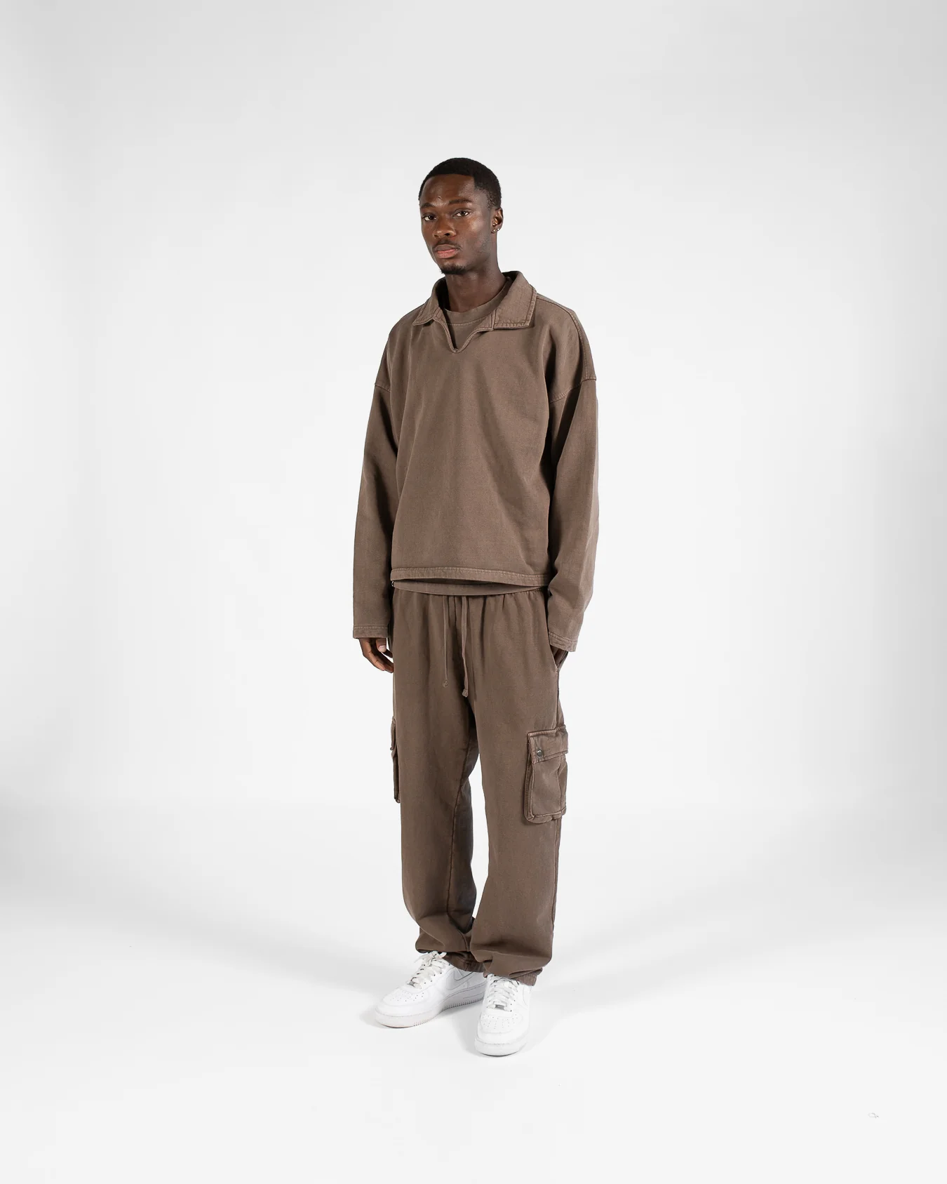 692-cargo-sweatpants-vintage-brown-2.webp Cargo Sweatpants - Vintage Brown