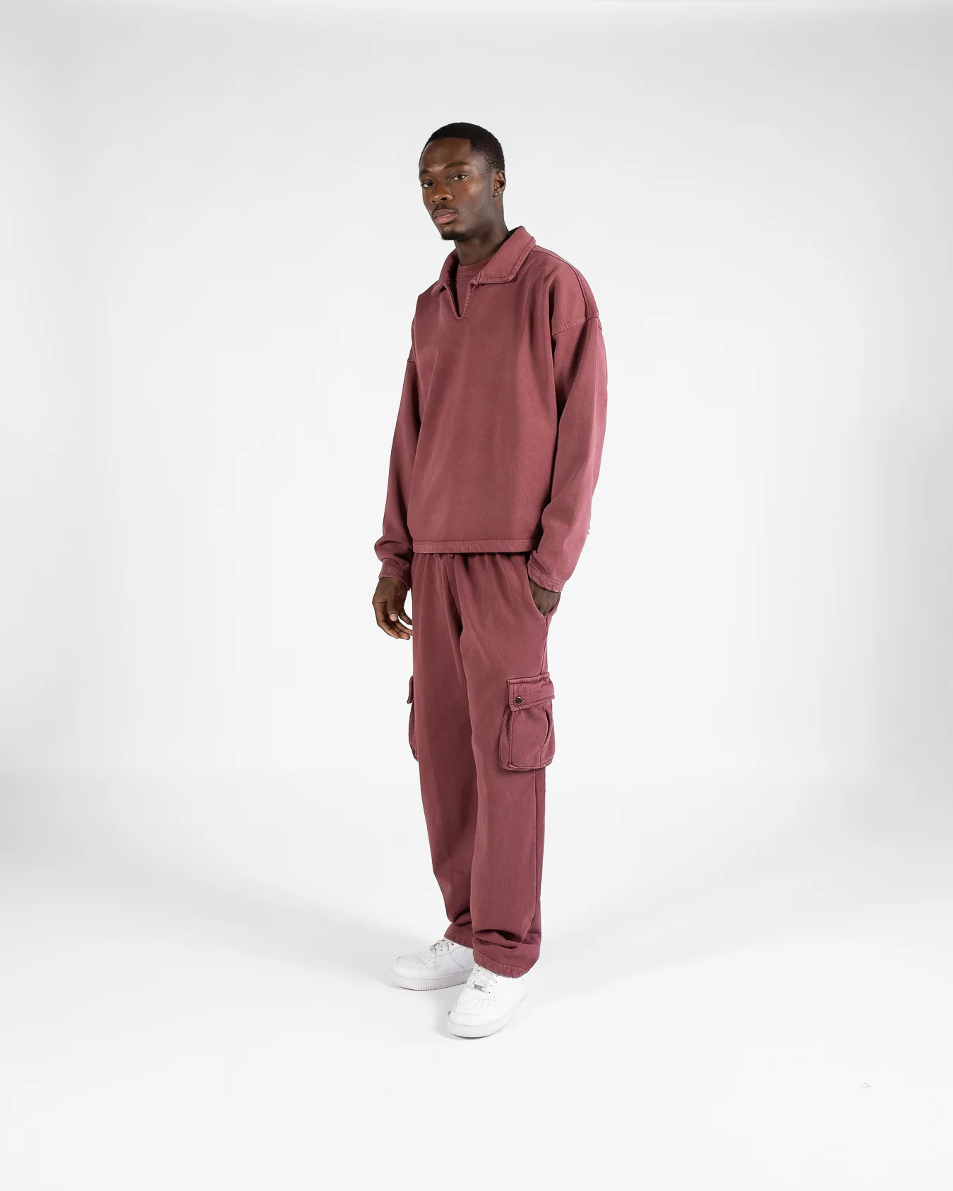 698-cargo-sweatpants-vintage-burgundy-6.webp Cargo Sweatpants - Vintage Burgundy