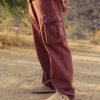 698-cargo-sweatpants-vintage-burgundy-8.jpg Cargo Sweatpants - Vintage Burgundy