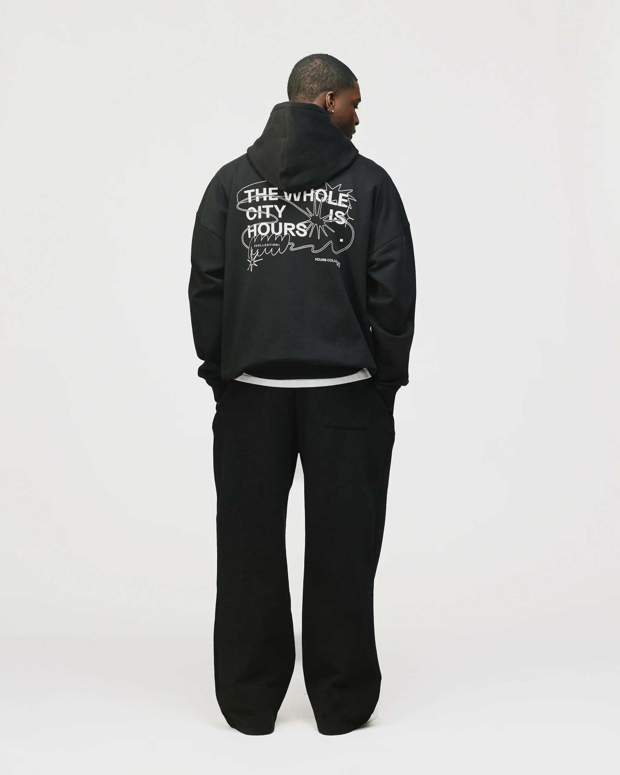 City is Hours Hoodie - Black