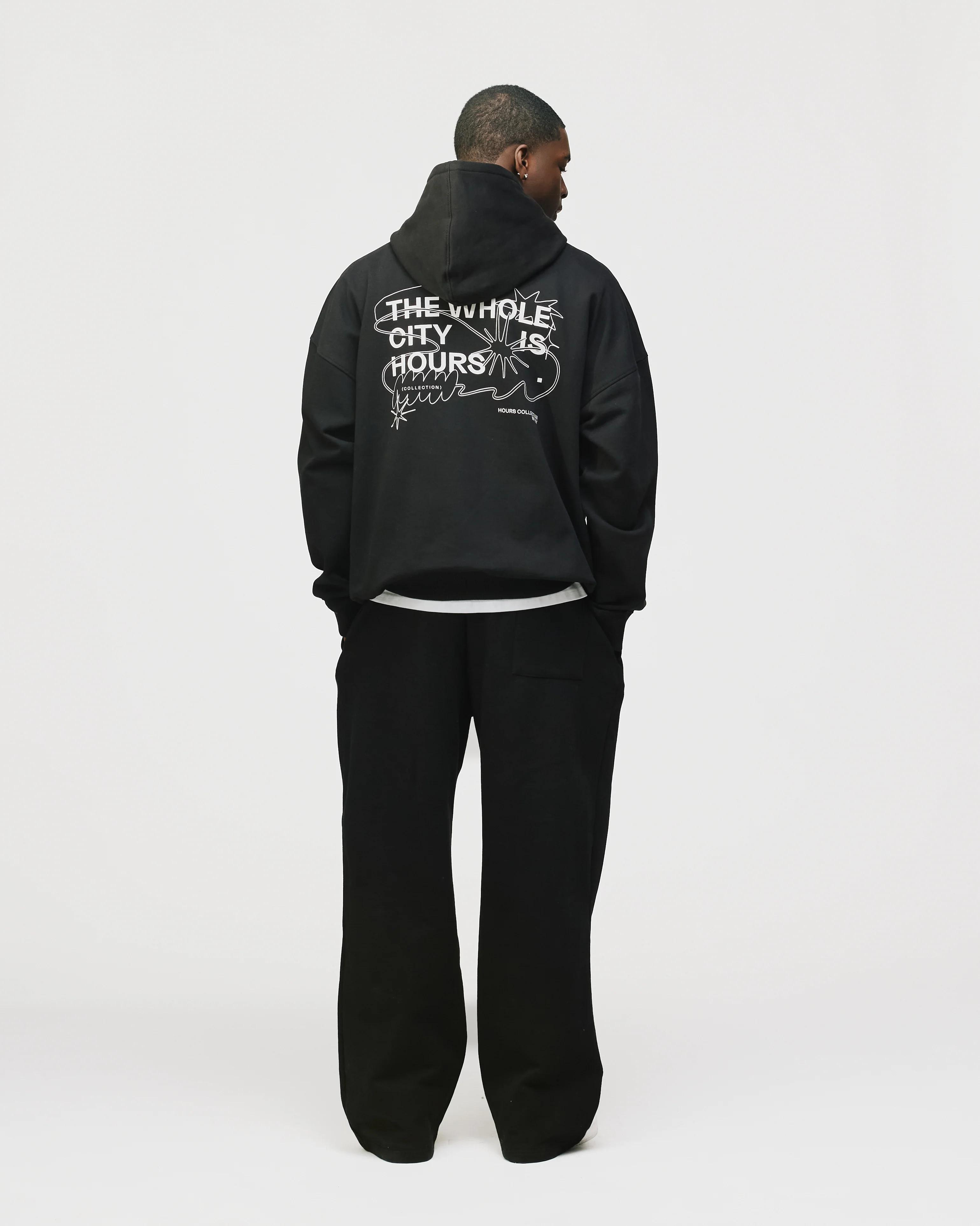City is Hours Hoodie - Black