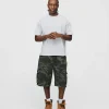 Baggy Cargo Shorts - Camo
