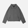 Collared Full Zip - Vintage Grey
