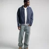Collared Full Zip - Vintage Navy