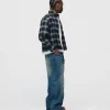 Baggy Denim Pants - Mid Blue