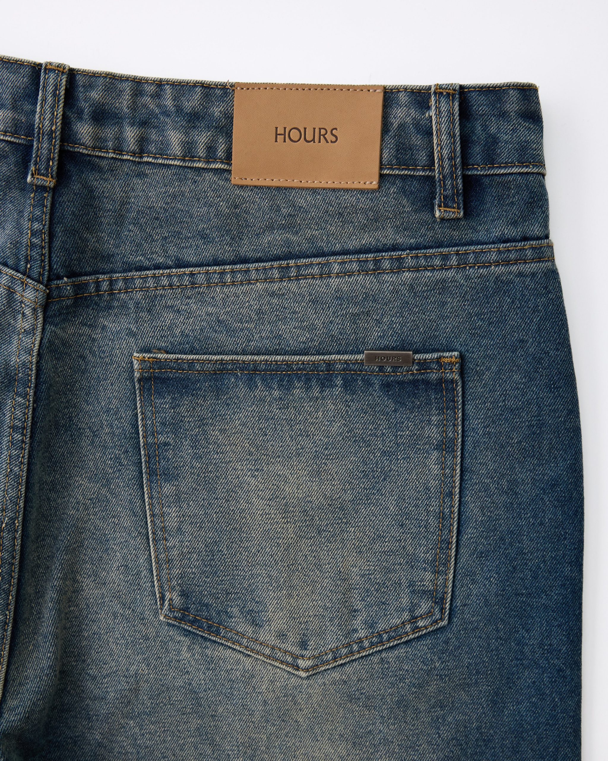 Baggy Denim Pants - Mid Blue