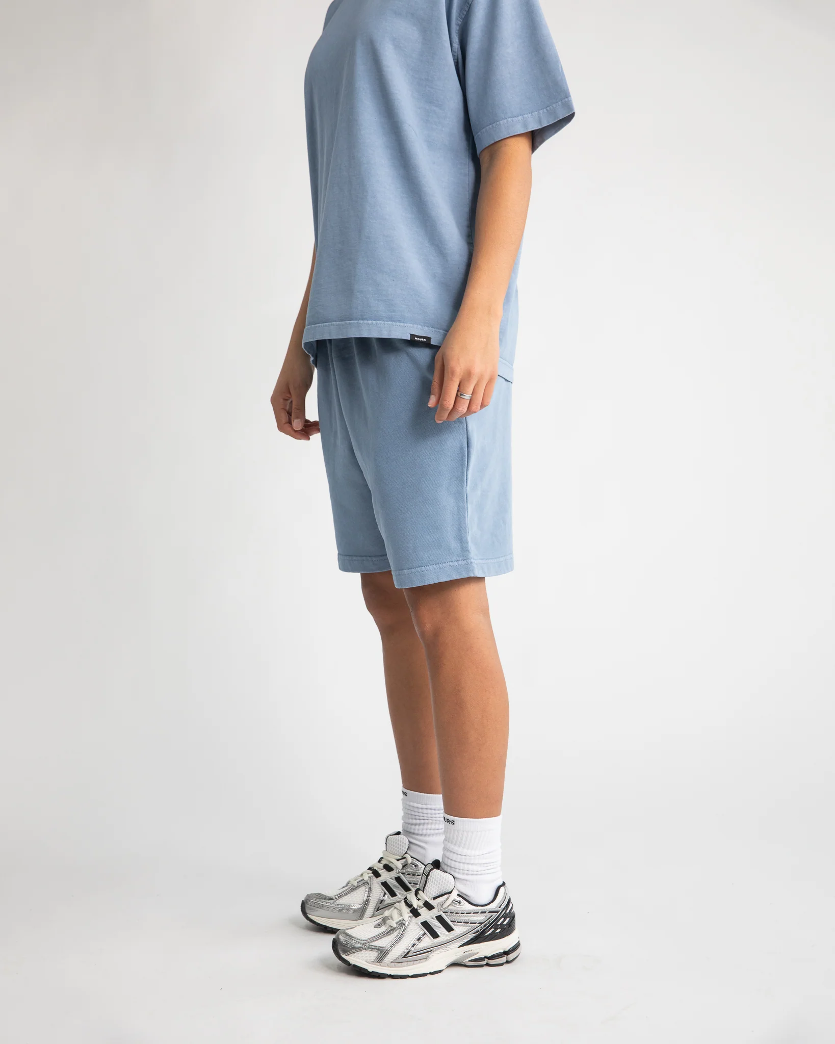 Cotton Shorts - Vintage Blue